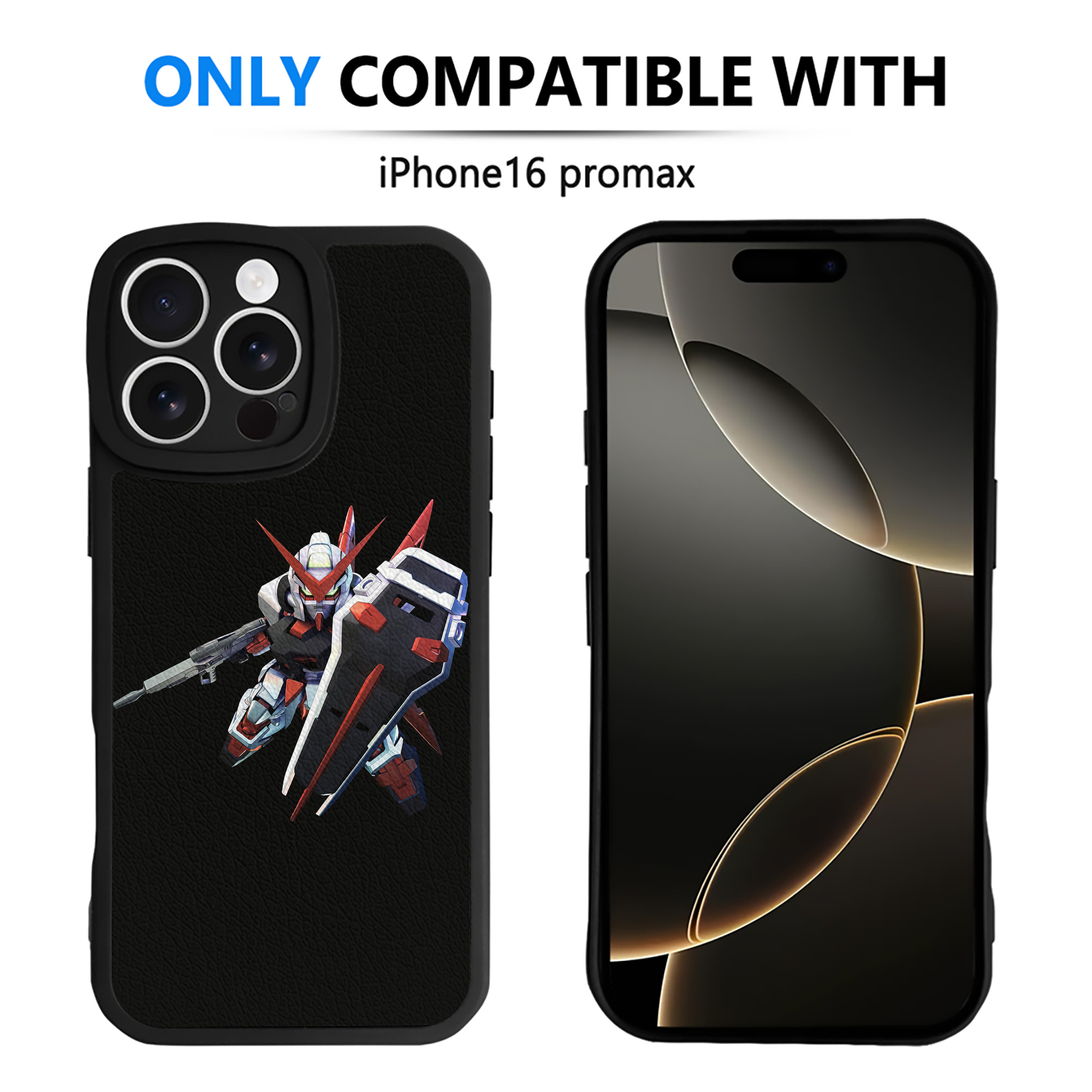 （画像用） 機動戦士ガンダム Mobile Suit Gundam 【iPhone 16シリーズ対応】シリコンスマホケース（レザー調） 材質：シリコン